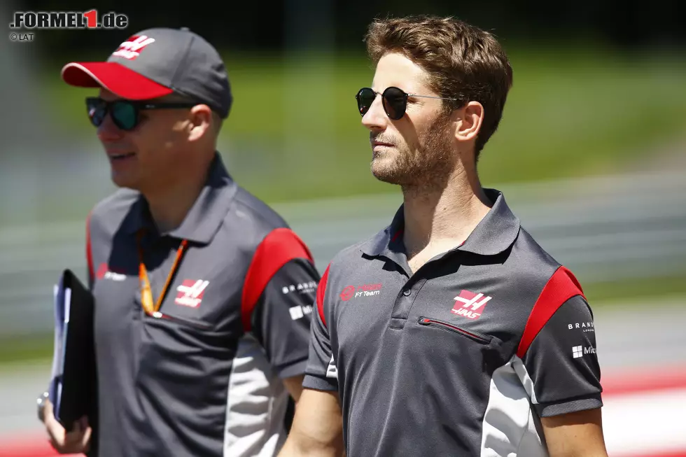 Foto zur News: Romain Grosjean (Haas)