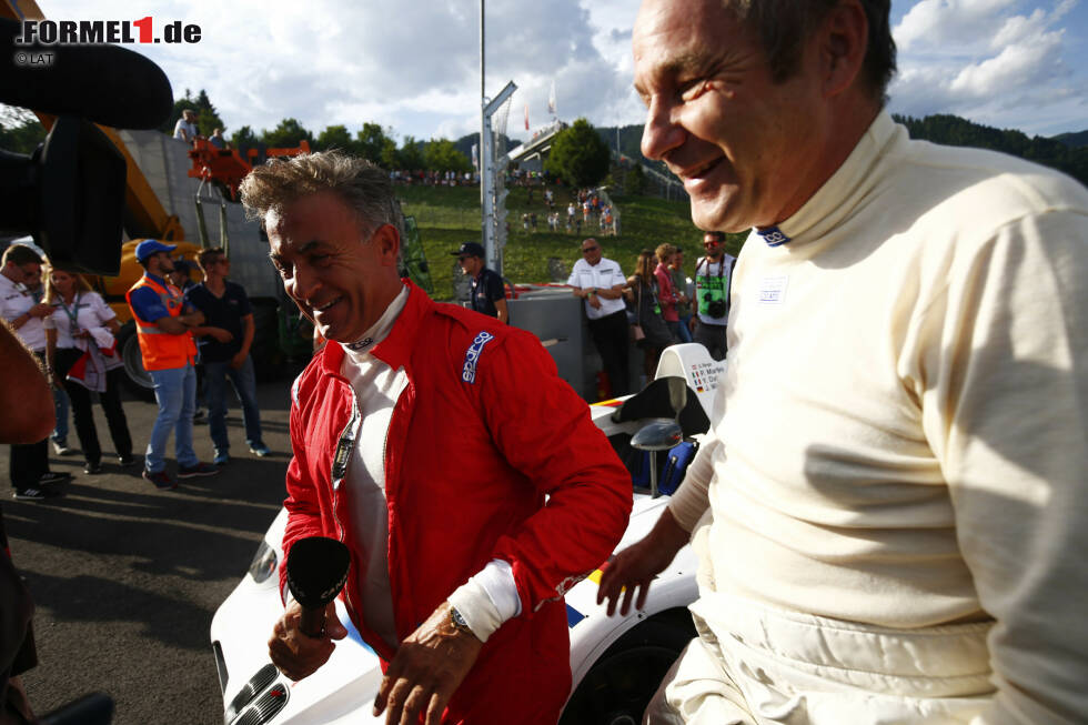 Foto zur News: Jean Alesi und Gerhard Berger