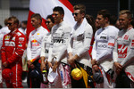 Foto zur News: Kimi Räikkönen (Ferrari), Max Verstappen (Red Bull), Sergio Perez (Force India), Esteban Ocon (Force India), Nico Hülkenberg (Renault), Stoffel Vandoorne (McLaren) und Kevin Magnussen (Haas)