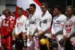 Gallerie: Kimi Räikkönen (Ferrari), Max Verstappen (Red Bull), Sergio Perez (Force India), Esteban Ocon (Force India), Nico Hülkenberg (Renault), Stoffel Vandoorne (McLaren) und Kevin Magnussen (Haas)