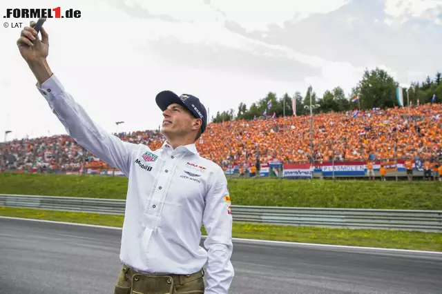 Foto zur News: Enttäuschung vor zehntausenden "Oranjes": Max Verstappen in Spielberg. Klicken Sie sich jetzt durch die zehn besten Fotos des Rennens!