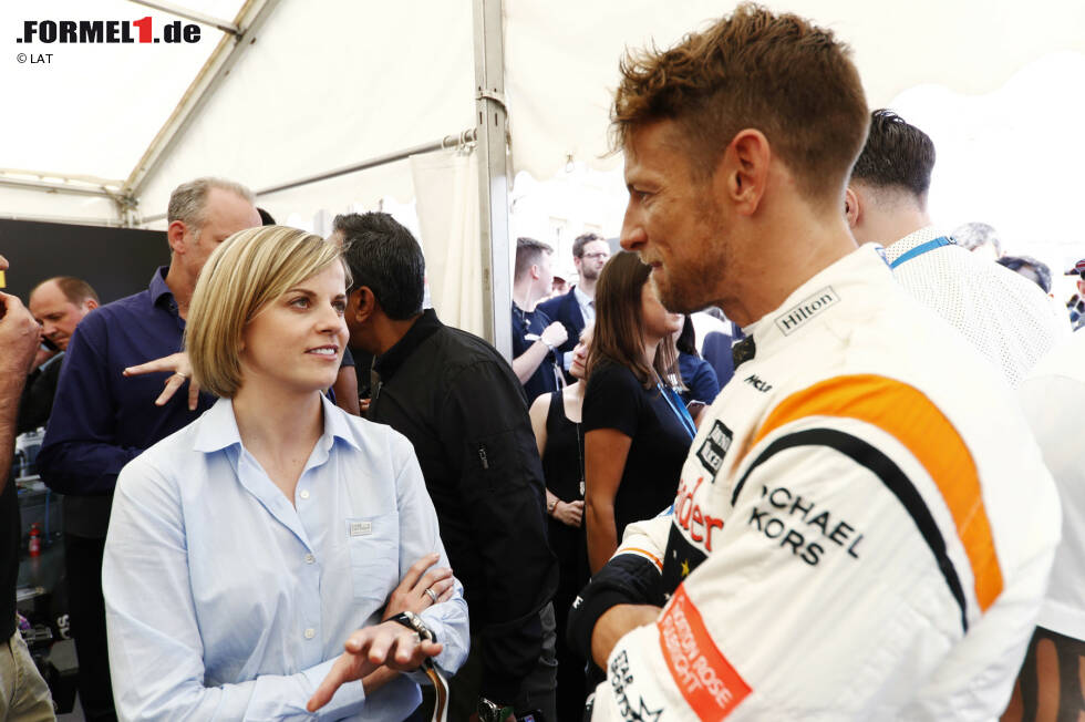 Foto zur News: Susie Wolff und Jenson Button