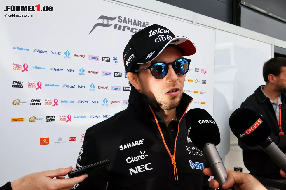 Foto zur News: Sergio Perez (Force India)