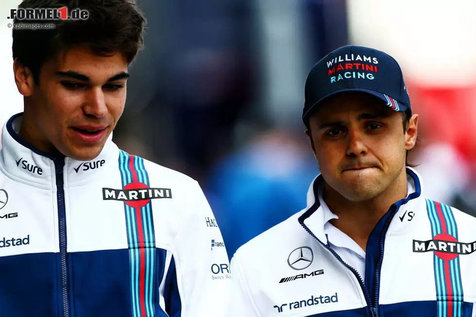 Foto zur News: Lance Stroll (Williams) und Felipe Massa (Williams)