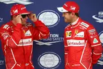 Foto zur News: Kimi Räikkönen (Ferrari) und Sebastian Vettel (Ferrari)