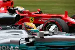 Gallerie: Sebastian Vettel (Ferrari) und Lewis Hamilton (Mercedes)