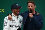 Foto zur News: Lewis Hamilton (Mercedes) und Jenson Button