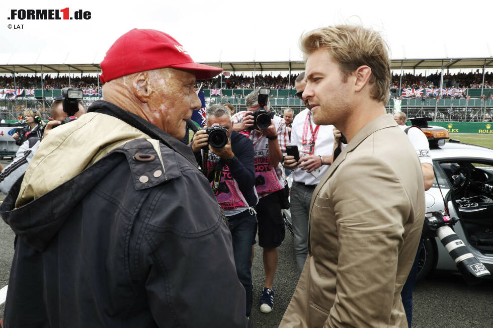 Foto zur News: Niki Lauda und Nico Rosberg