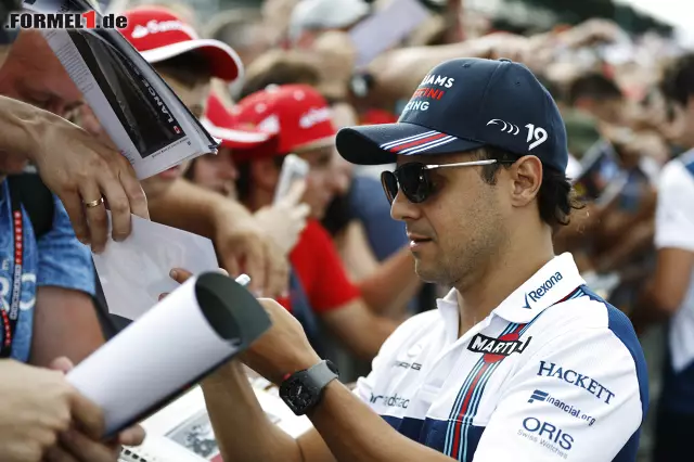 Platz 7: Felipe Massa (Williams) - 1,8 Prozent Foto zur News: Platz 7: Felipe Massa (Williams) - 1,8 Prozent