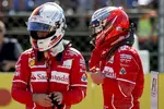 Foto zur News: Sebastian Vettel (Ferrari) und Kimi Räikkönen (Ferrari)