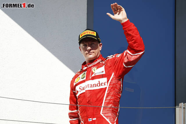 Foto zur News: Platz 3: Kimi Räikkönen (Ferrari) - 14,3 Prozent