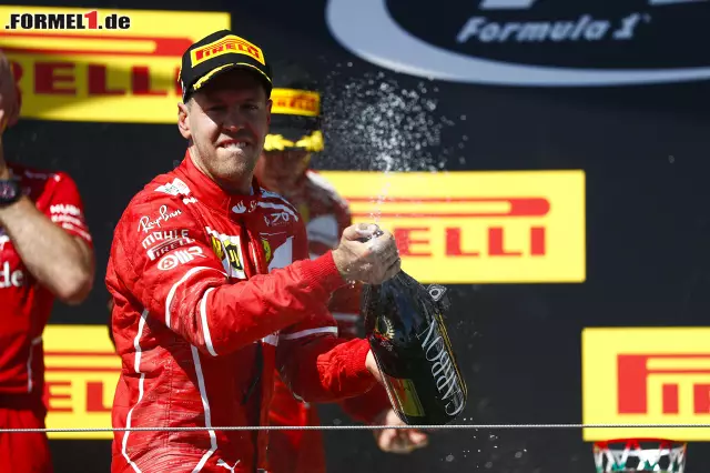 Platz 4: Sebastian Vettel (Ferrari) - 13,4 Prozent Foto zur News: Platz 4: Sebastian Vettel (Ferrari) - 13,4 Prozent