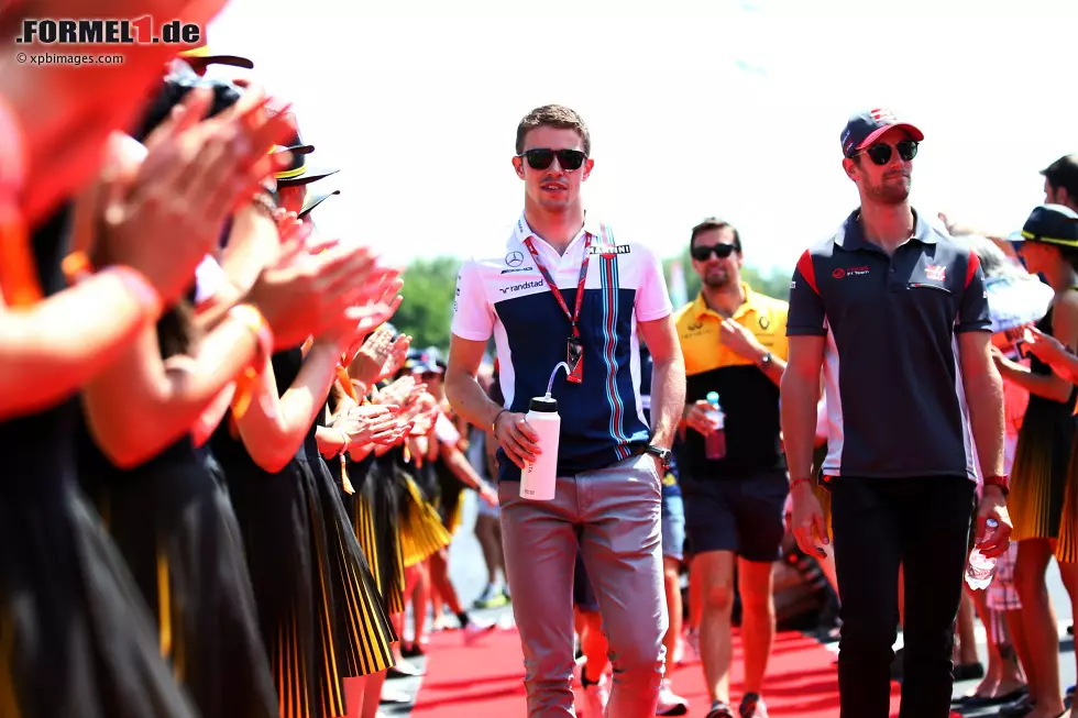 Foto zur News: Paul di Resta und Romain Grosjean (Haas)