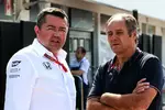 Foto zur News: Eric Boullier und Gerhard Berger