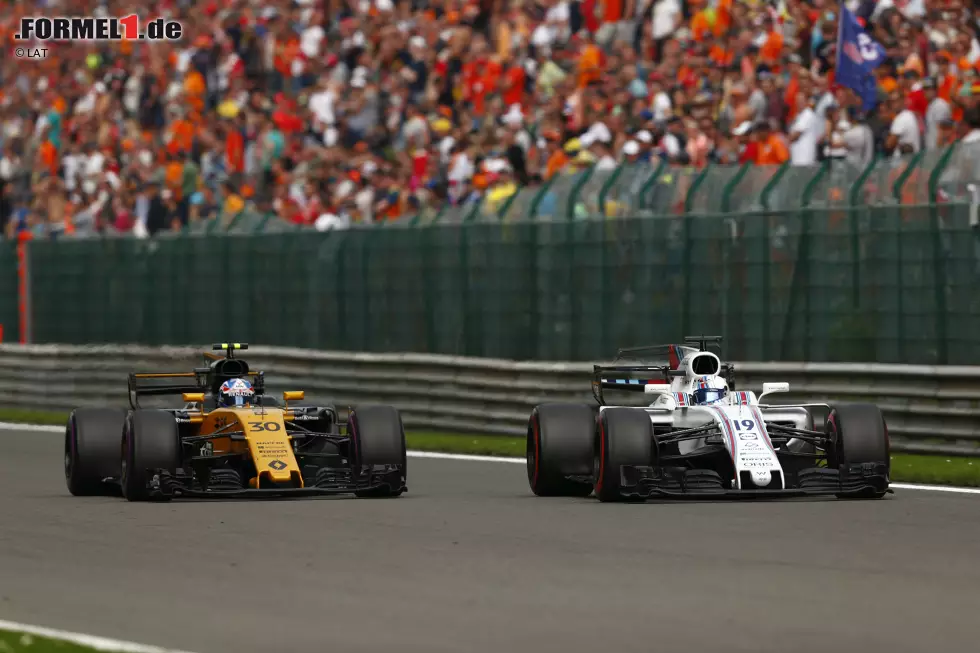 Foto zur News: Felipe Massa (Williams) und Jolyon Palmer (Renault)