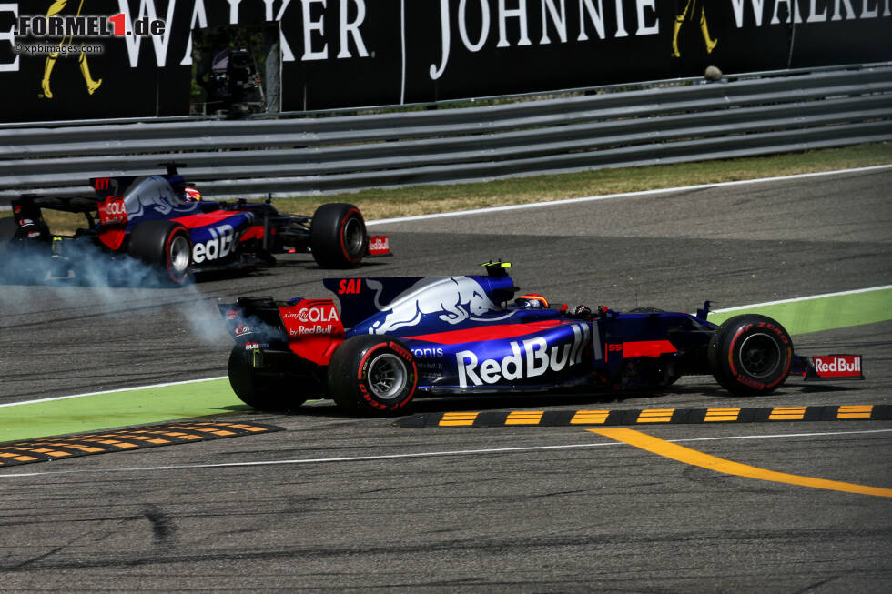 Foto zur News: Carlos Sainz (Toro Rosso) und Daniil Kwjat (Toro Rosso)