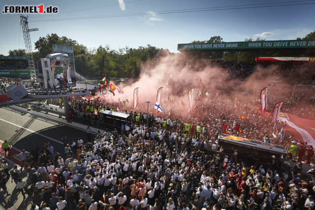 Foto zur News: Publikumserfolg in Italien: Die Fans in Monza kamen in Scharen zur Formel 1