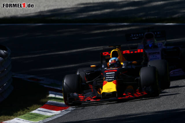 Foto zur News: Daniel Ricciardo hat dem Rennen in Monza seinen Stempel aufgedrückt. Klicken Sie sich jetzt durch die 17 besten Fotos und Highlights des Grand Prix von Italien!
