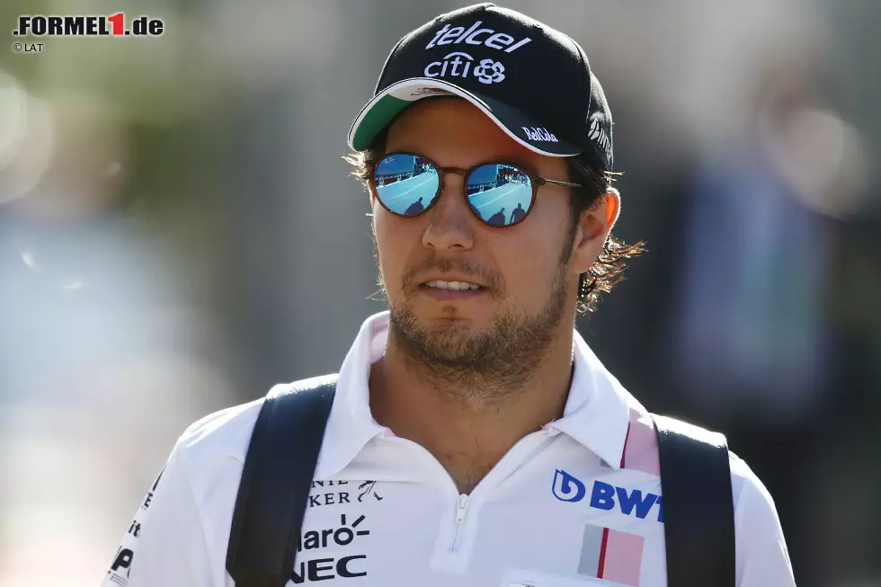 Foto zur News: Sergio Perez (Force India)