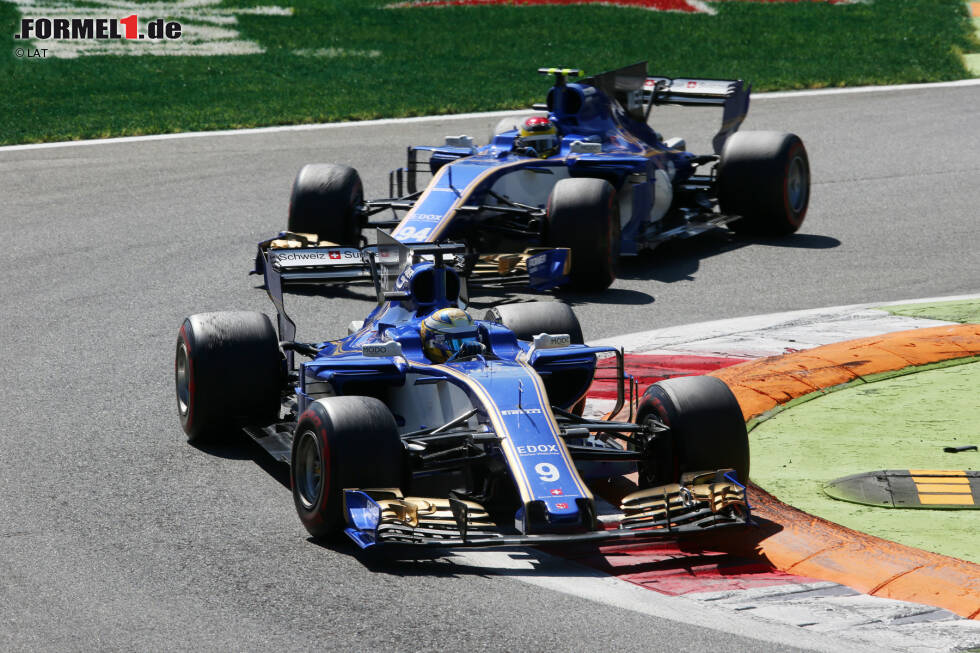 Foto zur News: Marcus Ericsson (Sauber) und Pascal Wehrlein (Sauber)