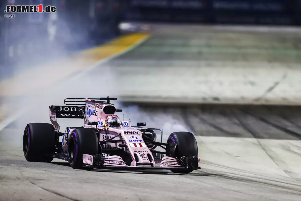 Foto zur News: Sergio Perez (Force India)