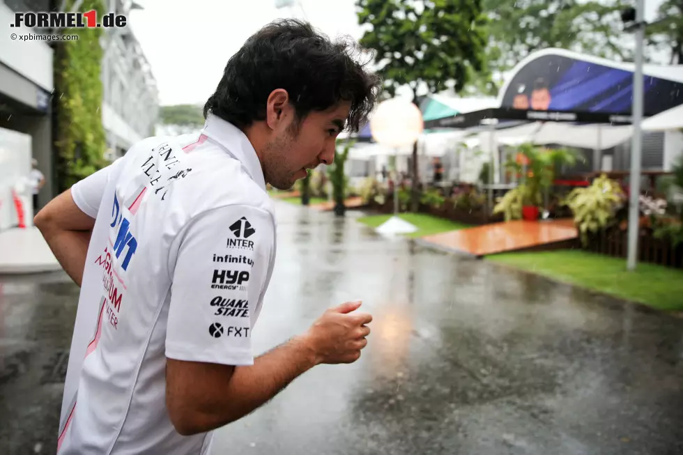 Foto zur News: Sergio Perez (Force India)