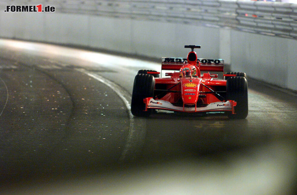 Foto zur News: Mit dem F2001 hat Michael Schumacher seinen letzten Monaco-Sieg gefeiert. Klicken Sie sich jetzt durch seine Ferrari-Jahre 1996 bis 2006!