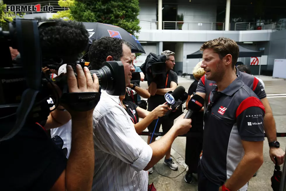 Foto zur News: Romain Grosjean (Haas)