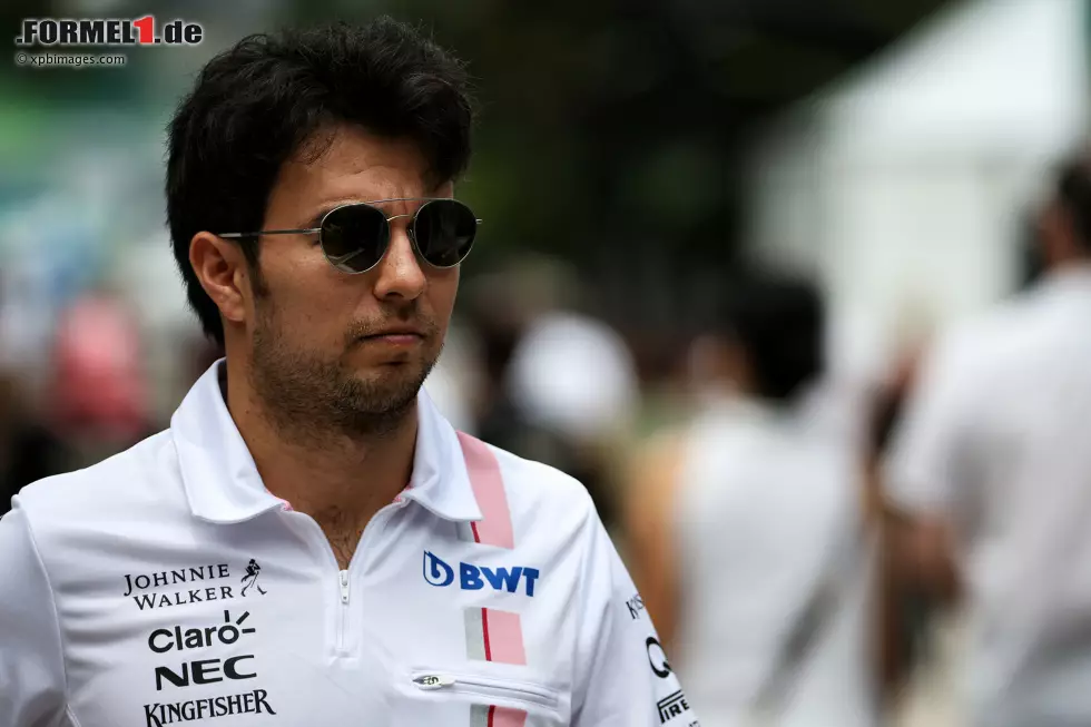 Foto zur News: Sergio Perez (Force India)