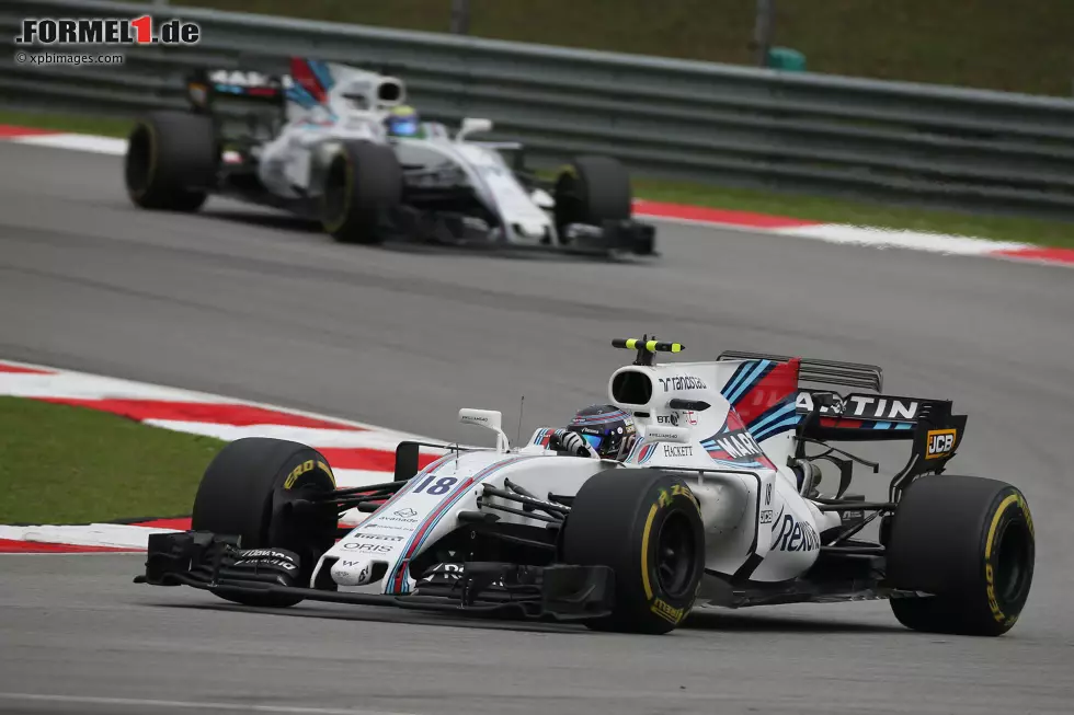 Foto zur News: Lance Stroll (Williams) und Felipe Massa (Williams)