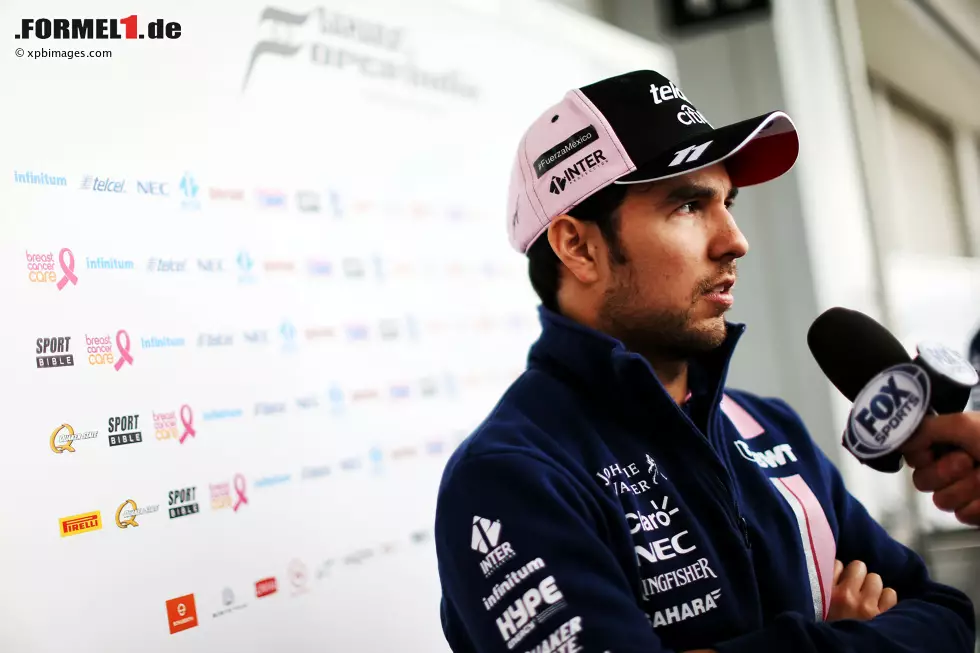 Foto zur News: Sergio Perez (Force India)