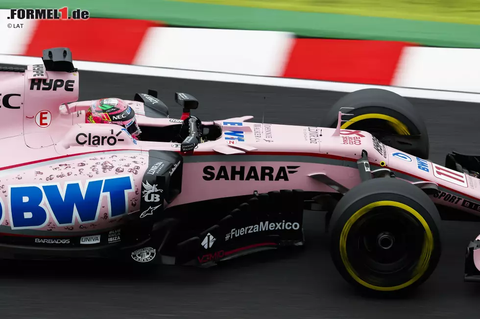 Foto zur News: Sergio Perez (Force India)