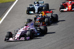 Foto zur News: Esteban Ocon (Force India), Daniel Ricciardo (Red Bull), Valtteri Bottas (Mercedes) und Sebastian Vettel (Ferrari)