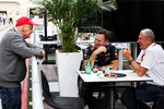 Foto zur News: Niki Lauda, Christian Horner und Helmut Marko