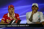 Gallerie: Sebastian Vettel (Ferrari) und Lewis Hamilton (Mercedes)