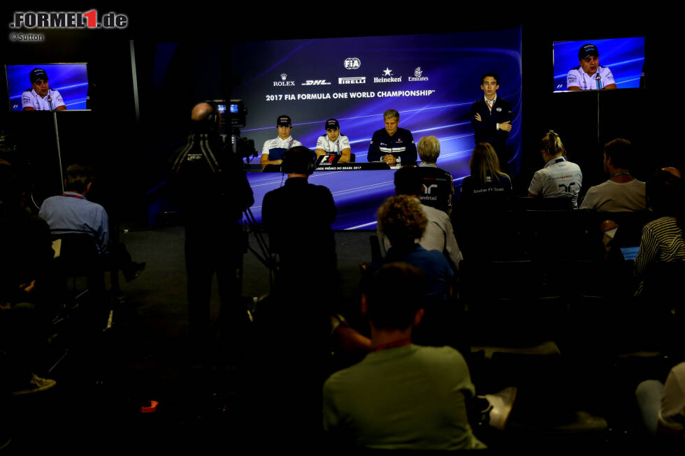 Foto zur News: Lance Stroll (Williams), Felipe Massa (Williams) und Marcus Ericsson (Sauber)