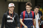 Foto zur News: Pierre Gasly (Toro Rosso) und Charles Leclerc