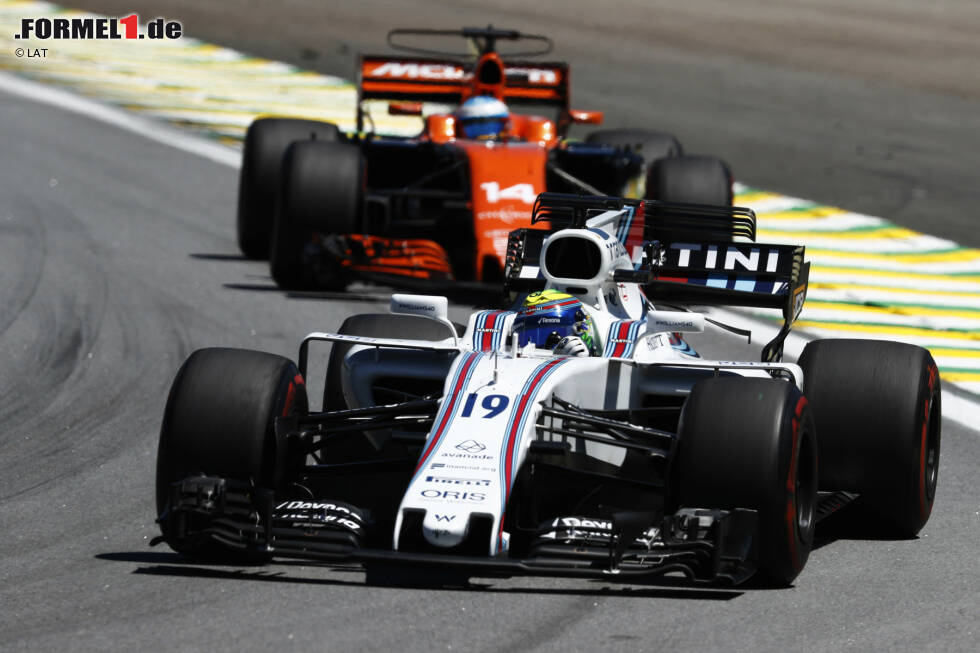 Foto zur News: Felipe Massa (Williams) und Fernando Alonso (McLaren)