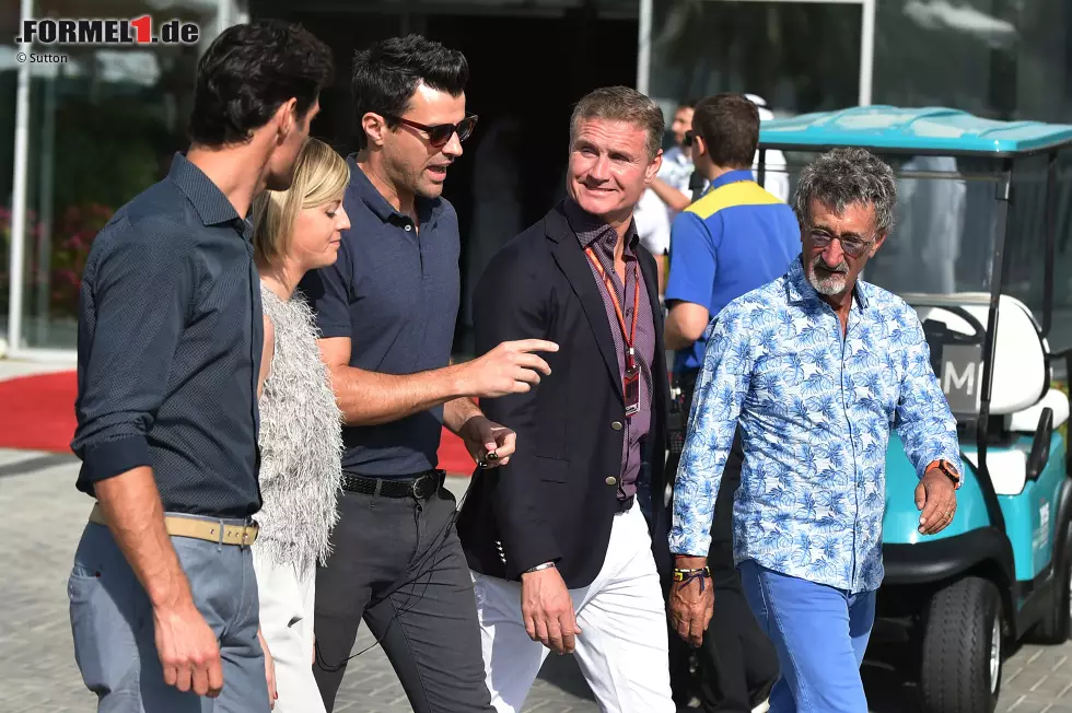 Foto zur News: Mark Webber, Susie Wolff und David Coulthard