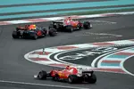 Gallerie: Kimi Räikkönen (Ferrari), Max Verstappen (Red Bull) und Sebastian Vettel (Ferrari)