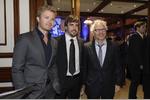 Foto zur News: Nico Rosberg, Fernando Alonso &amp; Jacques Villeneuve