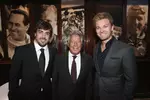 Foto zur News: Fernando Alonso, Mario Andretti und Nico Rosberg