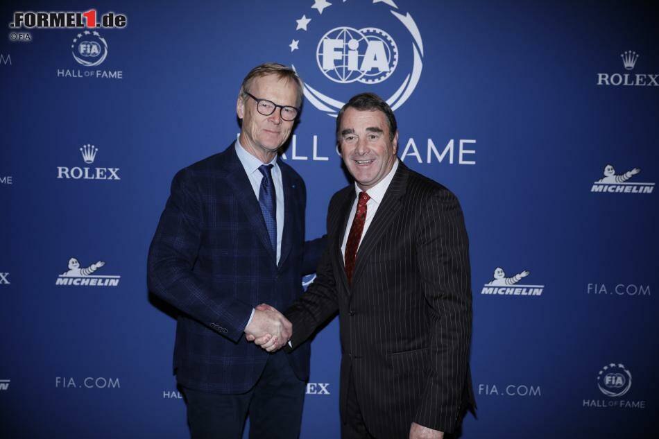Foto zur News: Ari Vatanen und Nigel Mansell