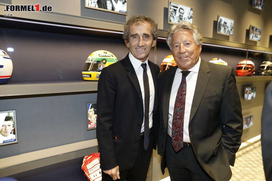 Foto zur News: Alain Prost und Mario Andretti