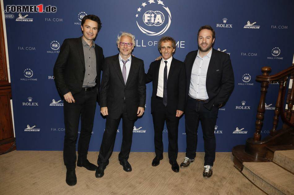 Foto zur News: Jacques Villeneuve und Alain Prost