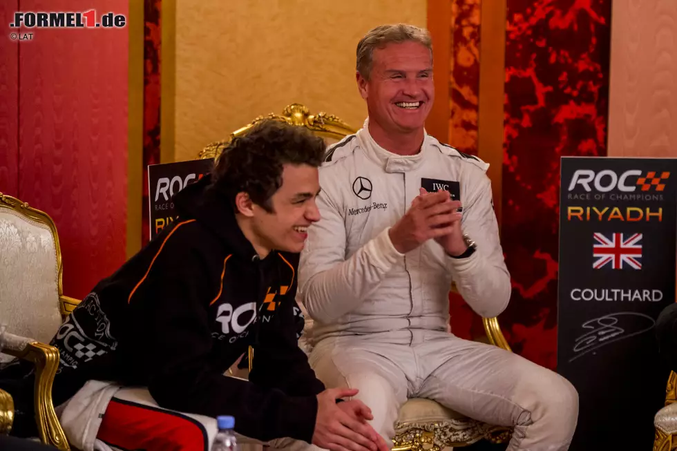 Foto zur News: David Coulthard und Lando Norris