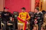 Foto zur News: Helio Castroneves, Ryan Hunter-Reay und Josef Newgarden