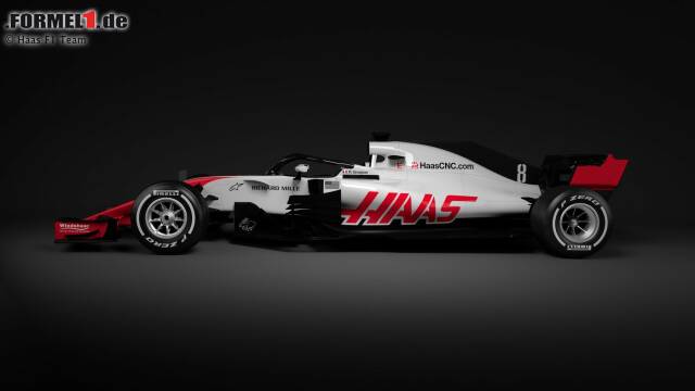 Foto zur News: Haas zeigt als erstes Team Fotos vom neuen VF-18.