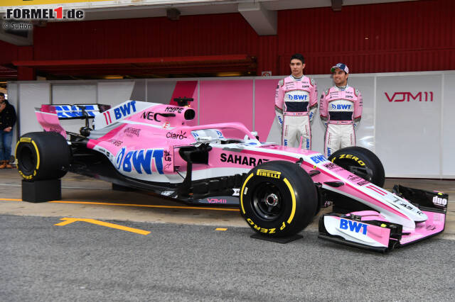 Foto zur News: So sieht er aus, der Force India VJM11 für die Formel 1 2018.