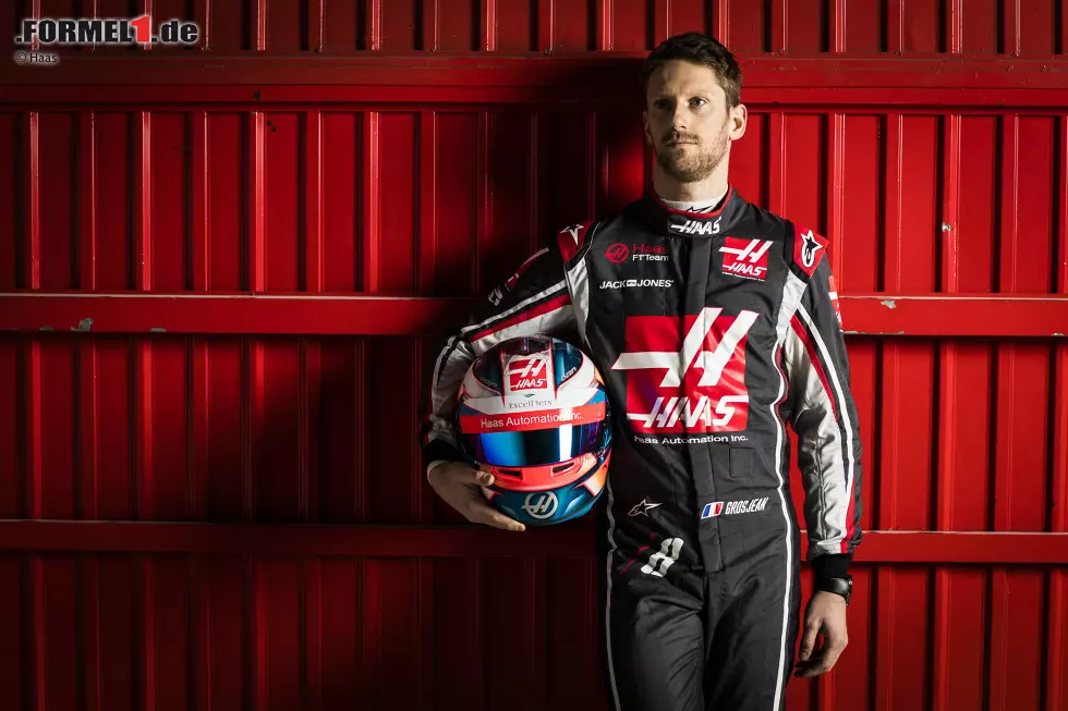 Foto zur News: Romain Grosjean (Haas)